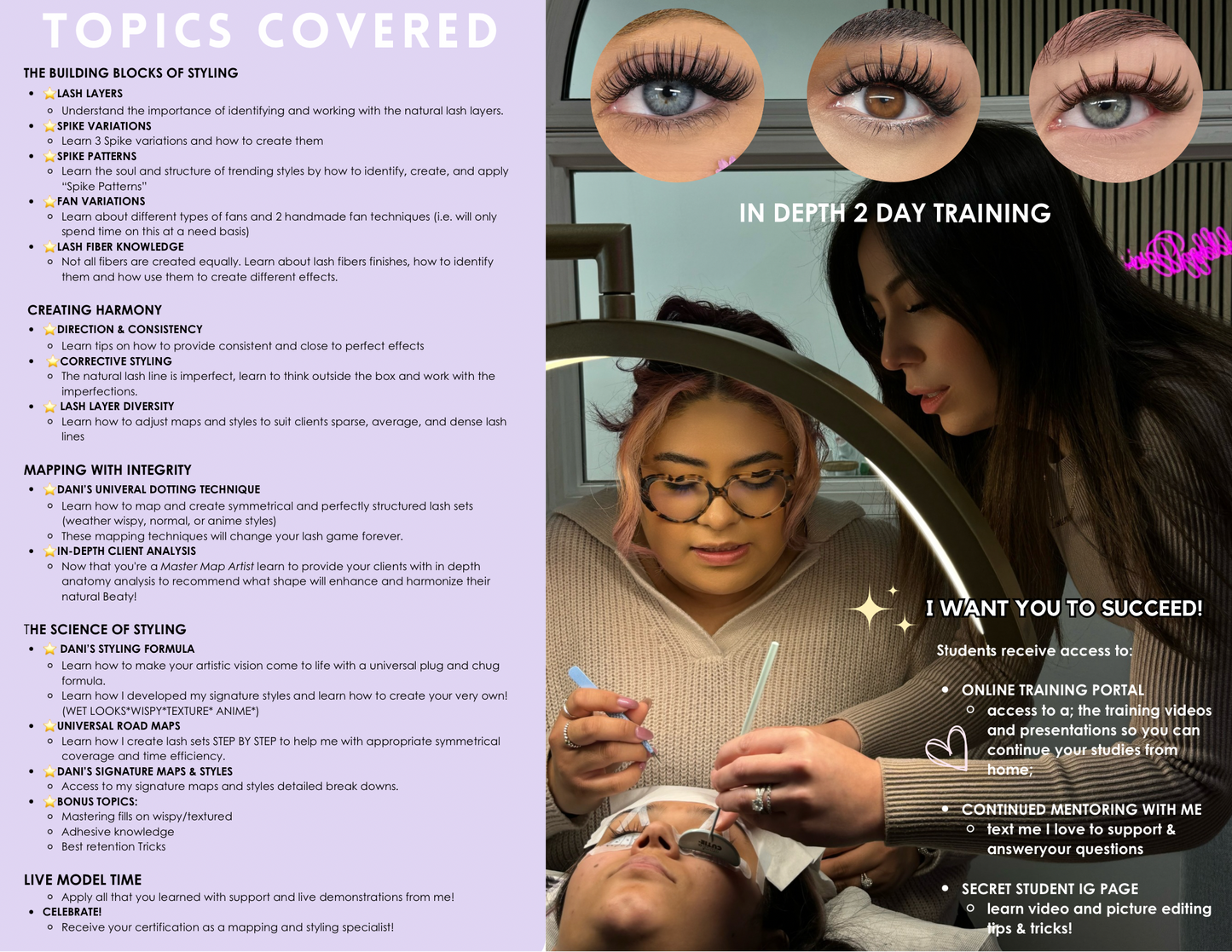 Remaining Small group: Advanced ✨Mapping & Styling✨ 2 days
